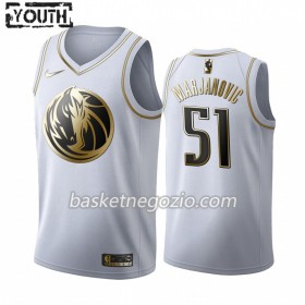 Canotte Bambino Dallas Mavericks Boban Marjanovic 51 2019-20 Nike Bianco Golden Edition Swingman